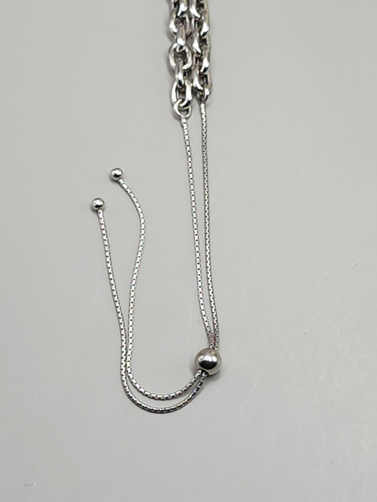 Milor Italy Solid Sterling Silver Cable Chain Necklace Adjustable 19-28″ 5.5mm
