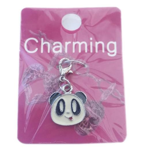 Panda Bear Clip On Charm For Bracelets And Necklaces