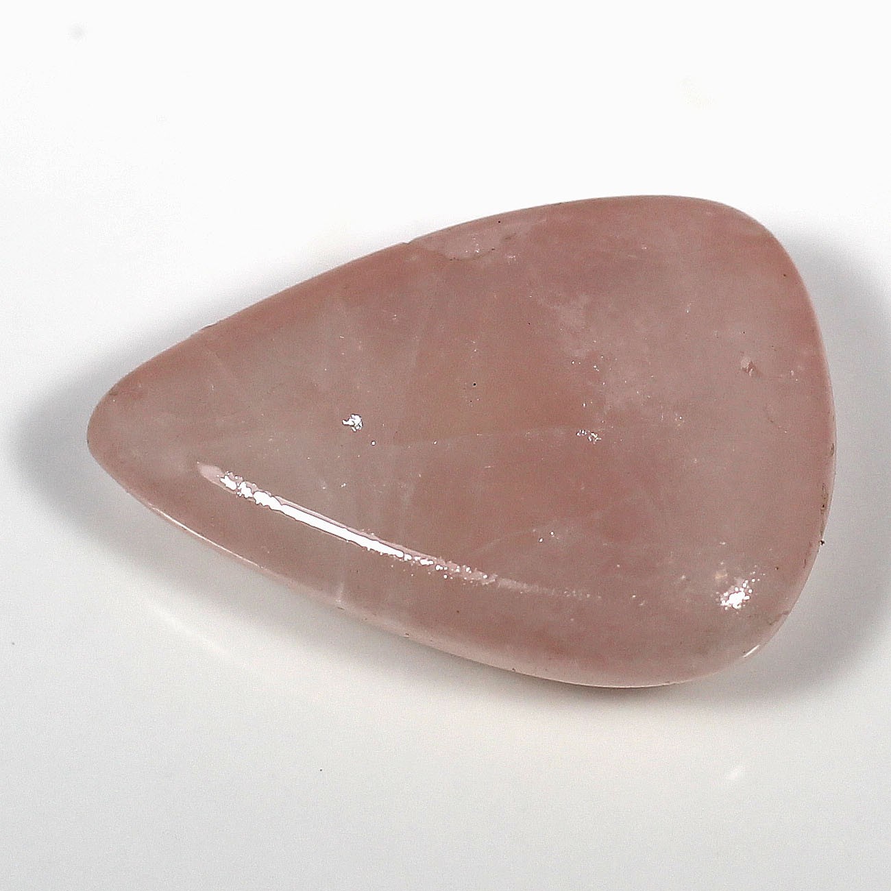 26.75 ct Natural Pink Rose Quartz Teardrop Cabochone Loose Gemstone Stoneartt