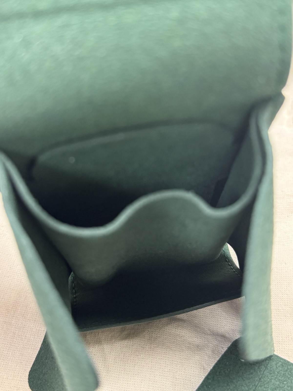 Rolex Service Center Green Leather Watch Travel Pouch Case New Box