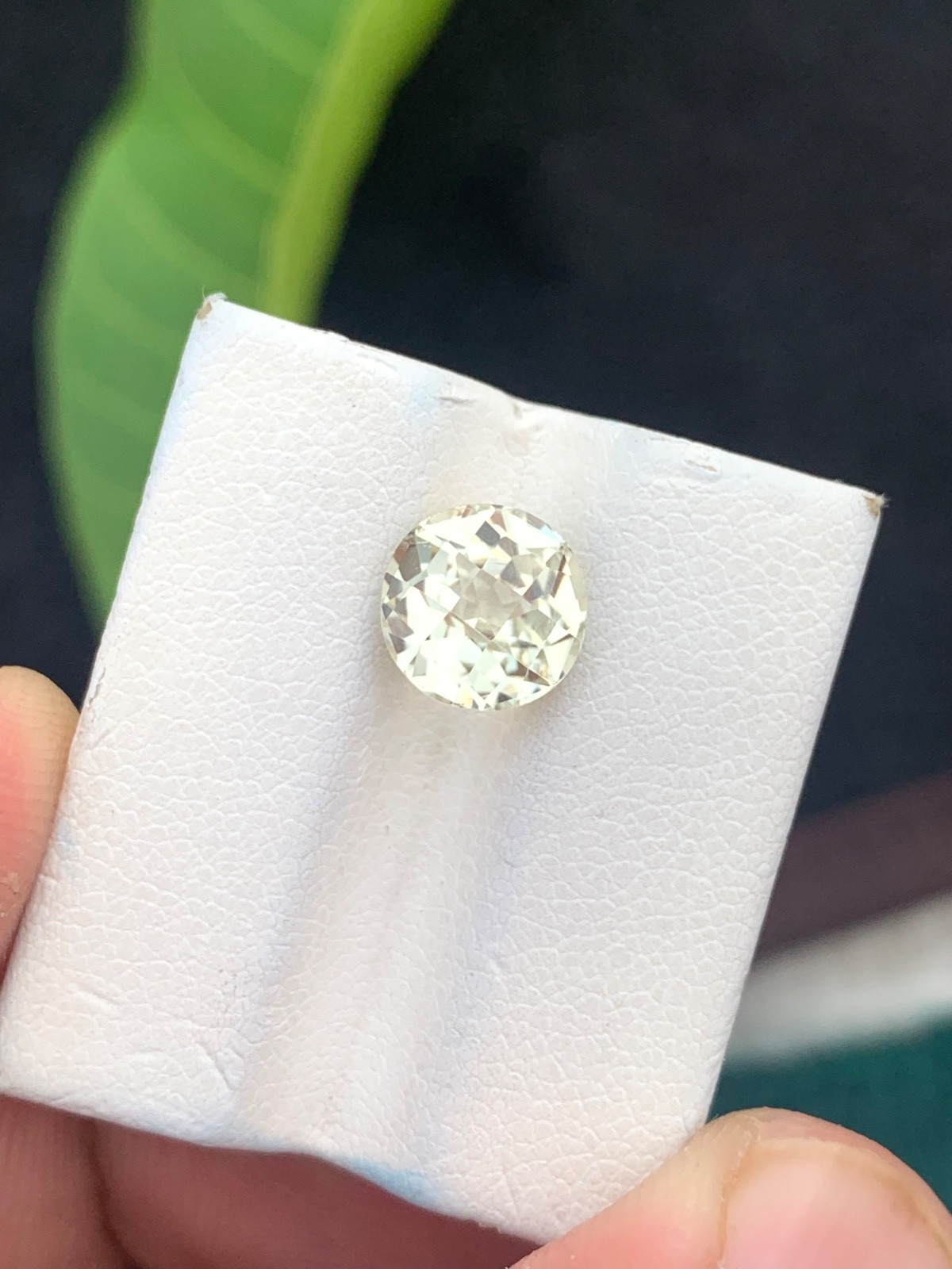 2.80 Ct Natural yellow kunzite round shape Loose Gemstone from Afghanistan”