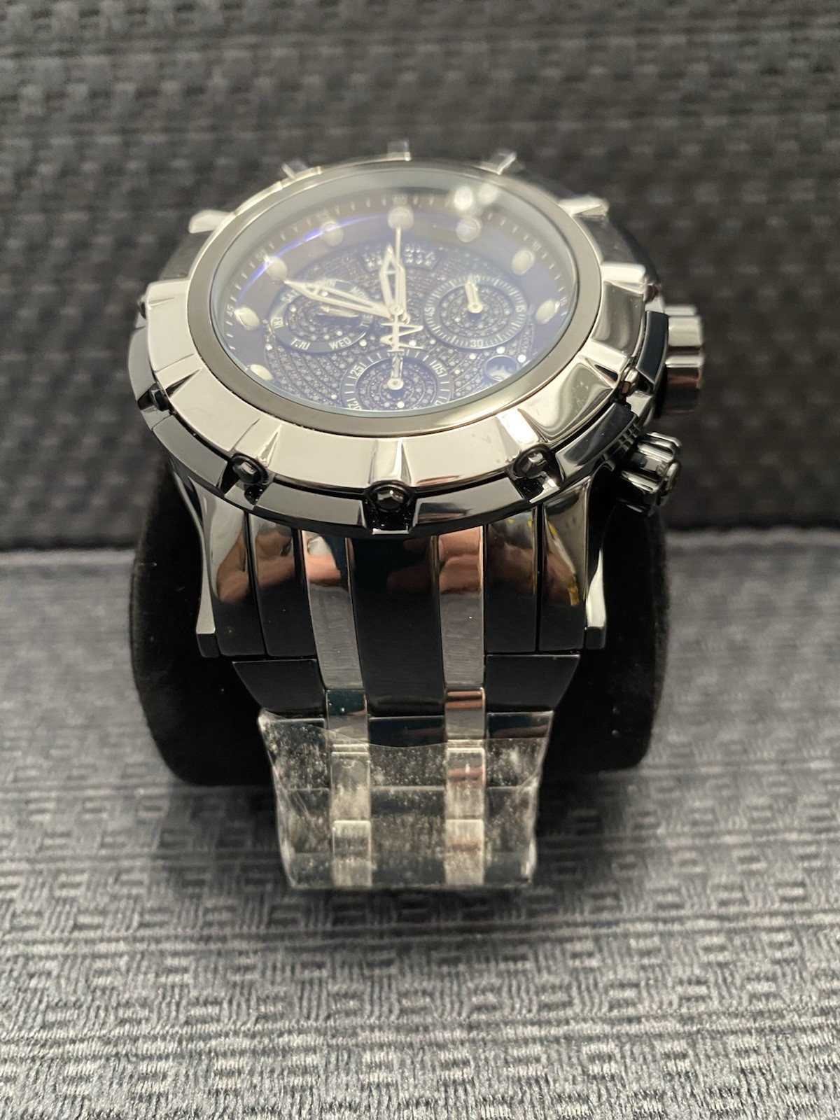 Invicta Reserve 54mm S1 Rally 1.07 Carat Black Diamond Swiss Watch Model #32770