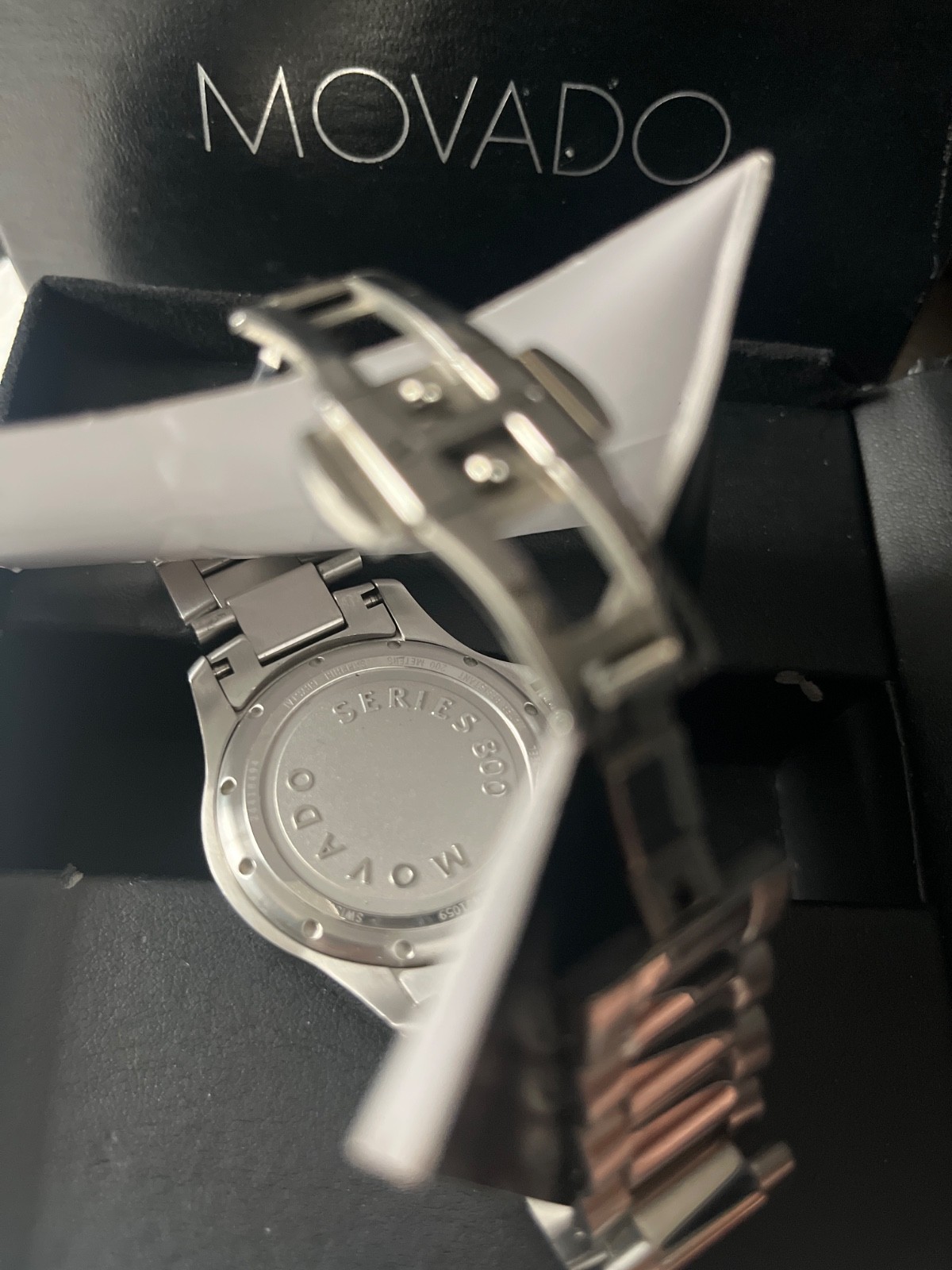 Movado Series 800 48mm Stainless Steel Case Silver Band – (2600074)