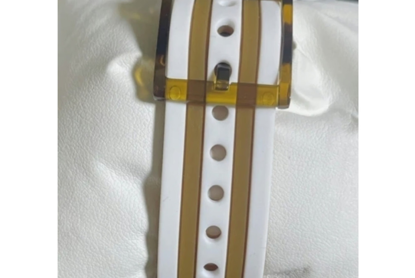 Invicta Subaqua Men’s Watch 70034: Brown Dial & White/Brown Silicone Strap New