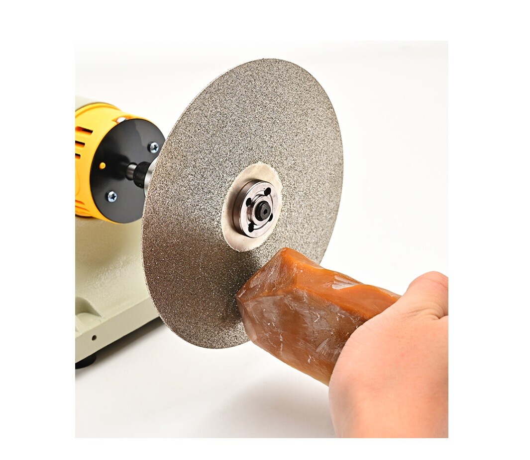 6″ inch Diamond coated Flat Lap disk wheel Grit 60 Lapidary Grinding disc