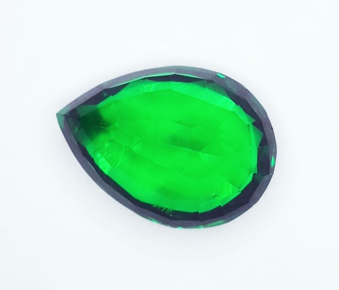 Certified Natural Tsavorite Green Garnet Loose Gemstone 18 Ct Pear Shape A46