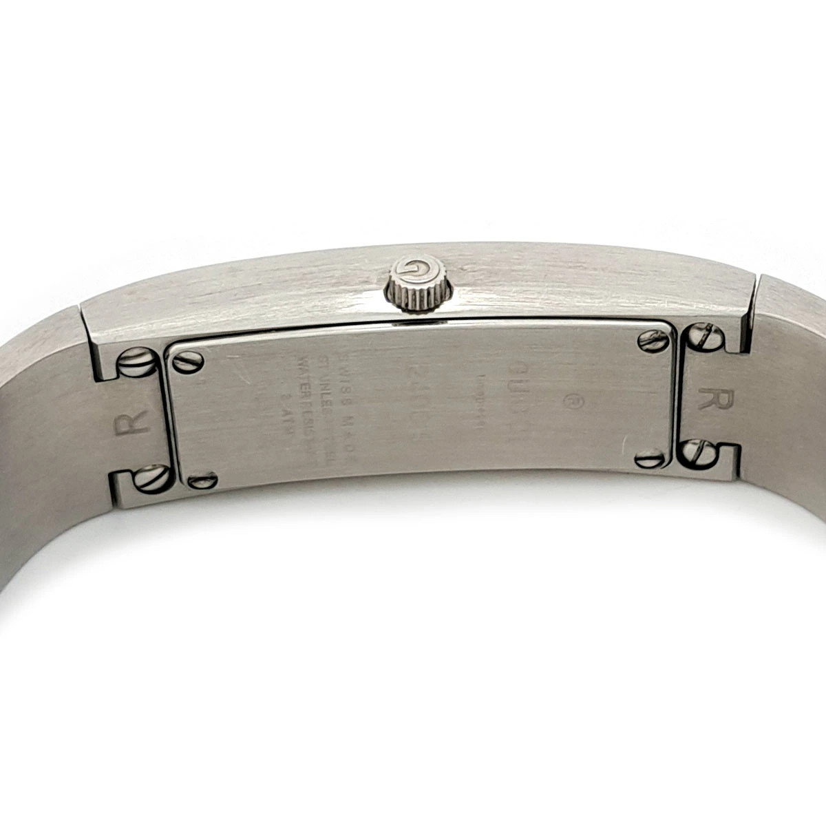 Gucci Bangle Watch 2400S Quartz Stainless Steel Ladies GUCCI Used Watch