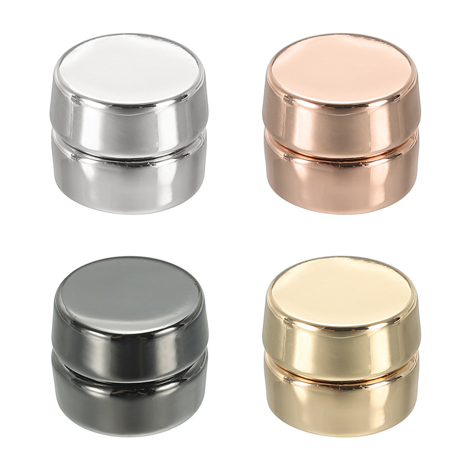 4 Pcs Alloy Galvanized Iron Hijab Magnetic Pinless Pins