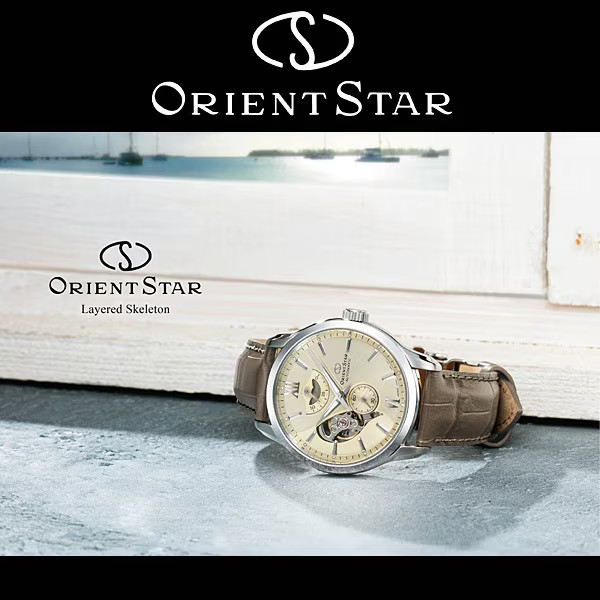 Orient Star RK-AV0B10G Layered Skeleton Automatic Contemporary Men’s Watch