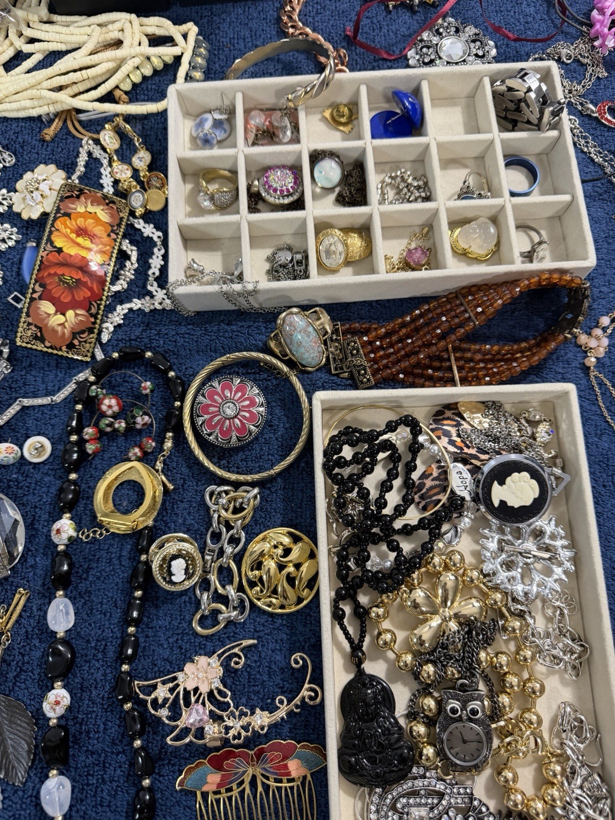 Vintage Estate Costume Jewelry Lot Mix-All wear-& More FREE SHIPPING!!