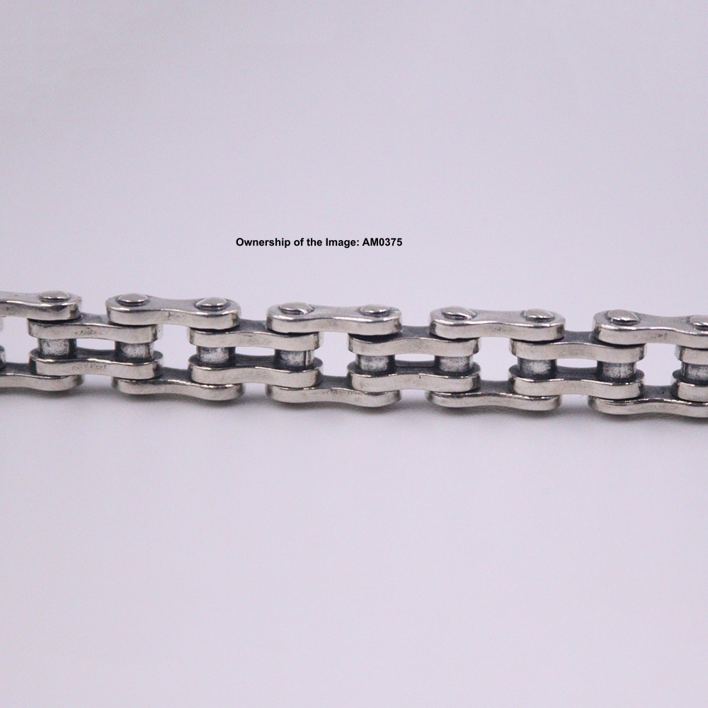 Pure 925 Sterling Silver Men Bracelet 8mm Curb Link Chain Strong Clasp 8.26inch