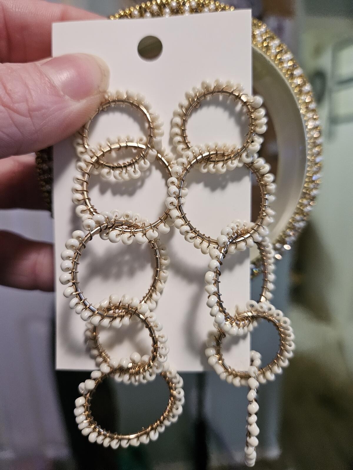 Earrings and bracelet 2 piece set