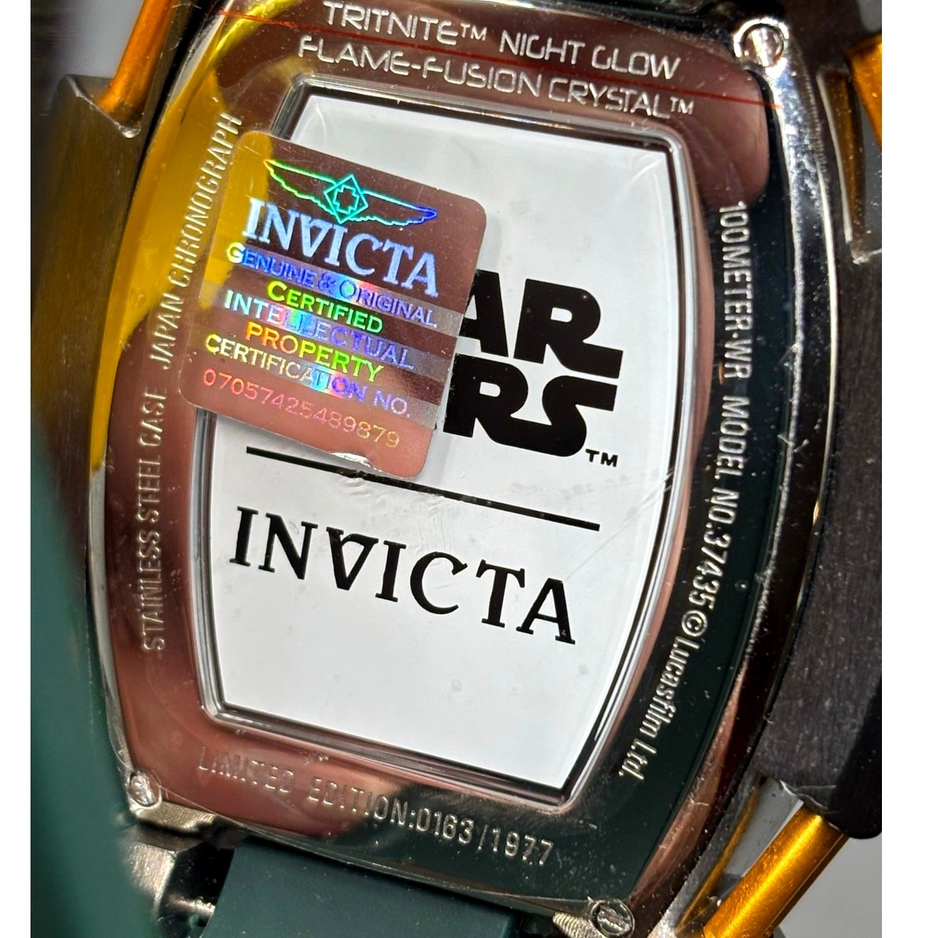 Invicta Star Wars Boba Fett Diablo 37435 LE Chronograph 53mm Watch NIB