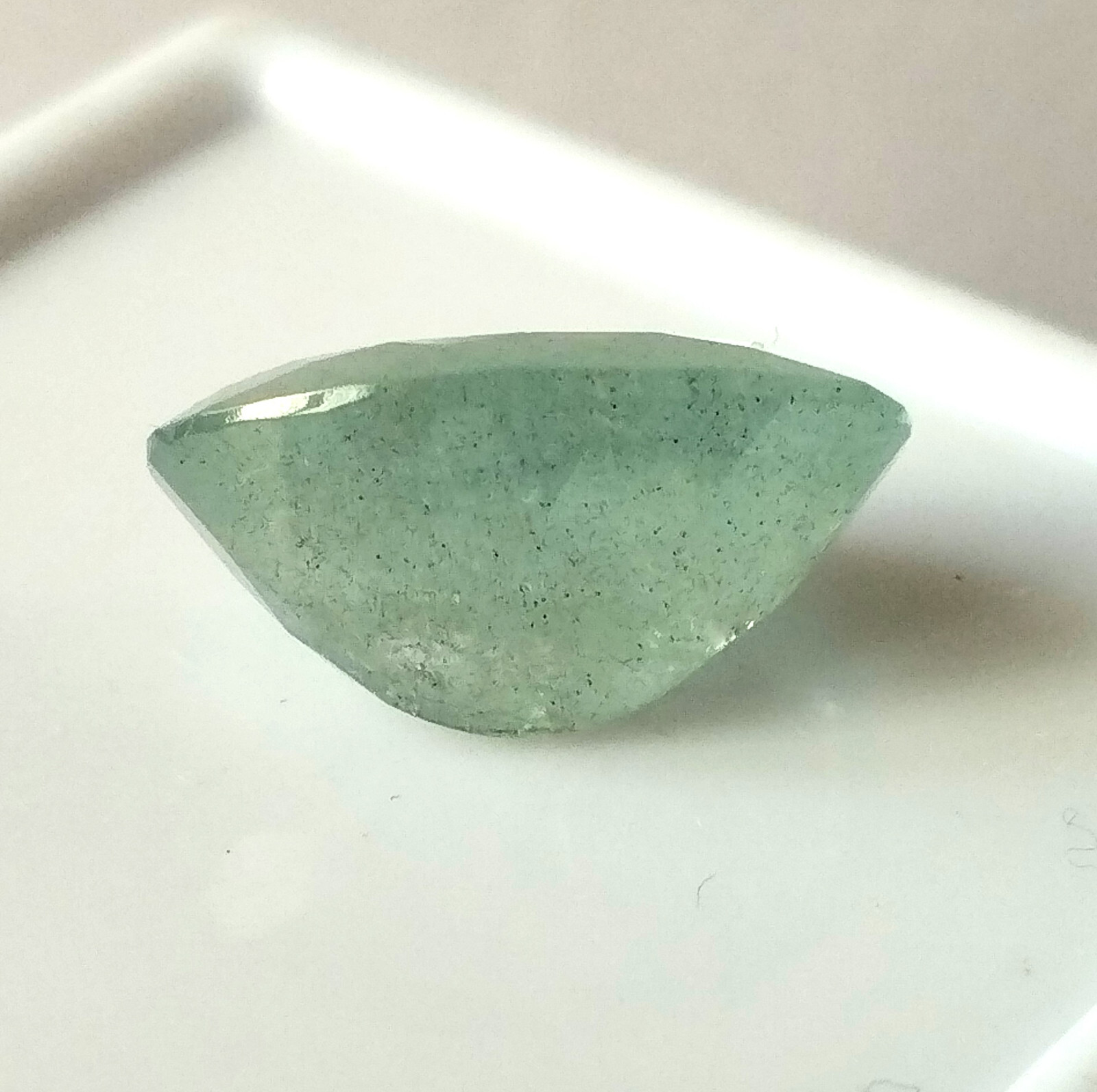Untreated Aquamarine Faceted Oval 7.25 Carat 15.7X10.9 mm Natural Loose Gemstone