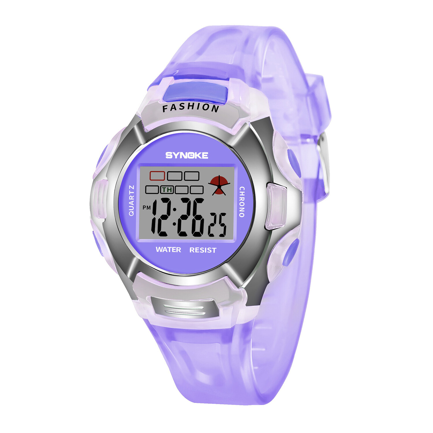 1X Child Boy Girl Xmas Gift Multifunction Sport Electronic Digital Wrist Watch