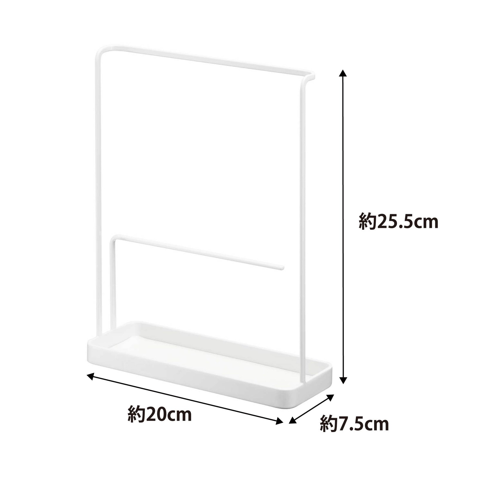 Sunglasses & Accessory Stand White Approx. W20×D7.5×H25.5cm Tower 6987