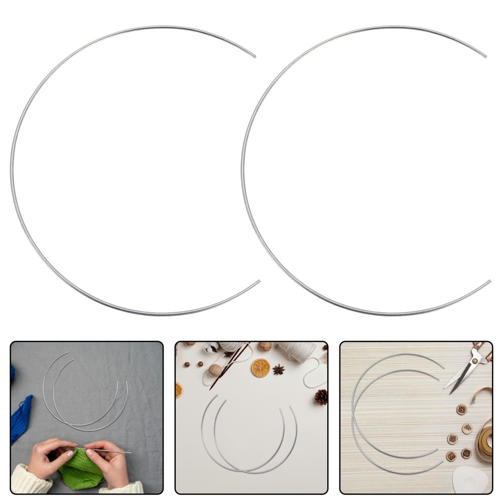 10pcs Dreamcatcher Rings – Half Circle Dreamcatcher Rings – 7.87in Macrame