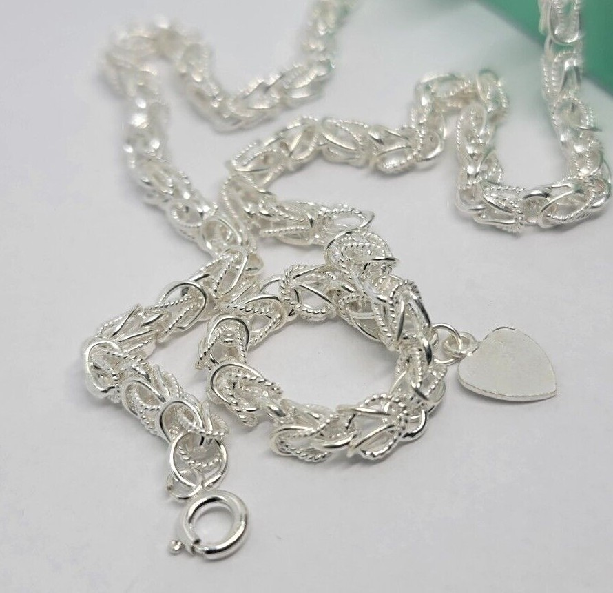 925 Sterling Silver Turkish Chain High Quality Necklace Bracelet 4mm Size 7″~30″