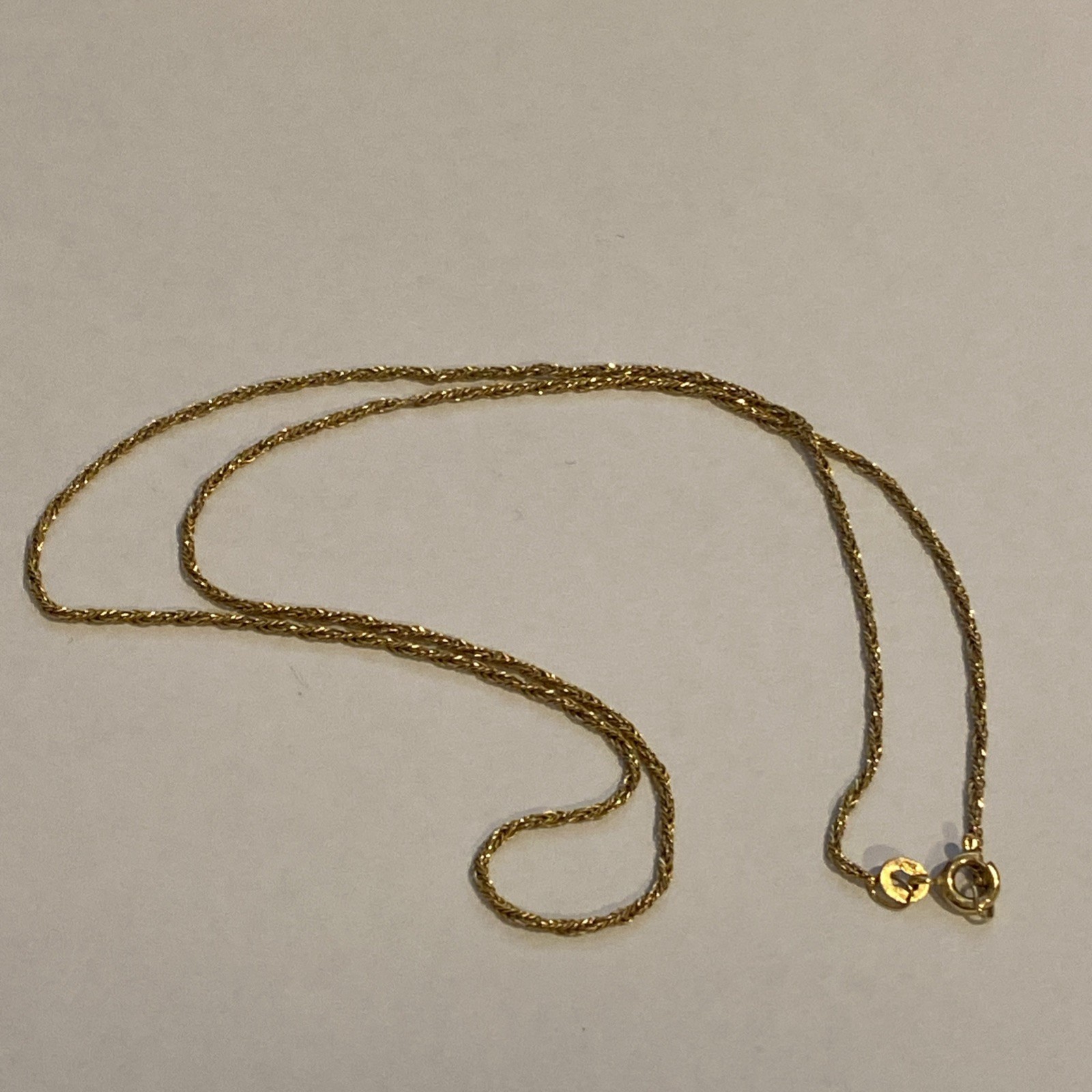 UnoAerre 375 Hallmarked 9ct Gold Italian Necklace Chain – Star 1 AR (ARezzo)