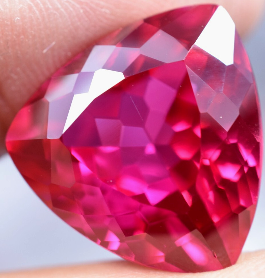Extremely Rare & Natural 22.65 Ct SUNRISE RUBY GGL Certified Loose Gemstone