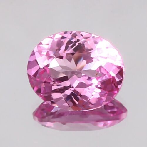 AAA Natural Bi Color Ceylon Pink Sapphire Loose Oval Gemstone Cut 4.00 Ct