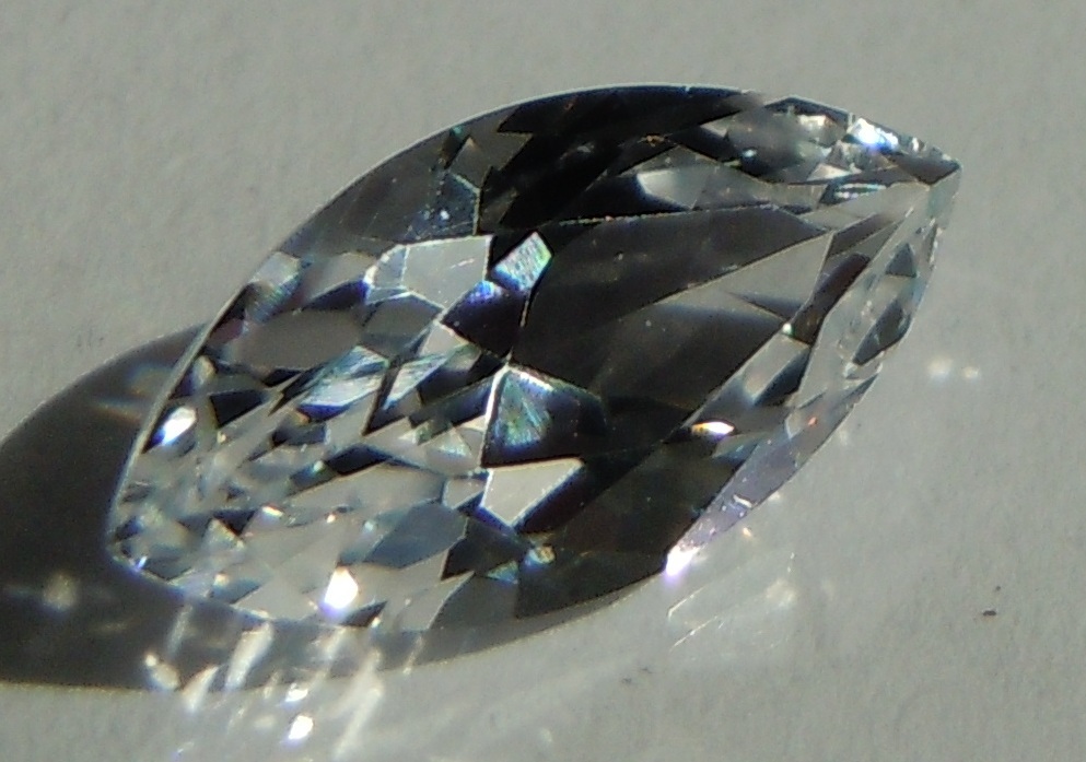 White Sapphire Marquise Brilliant Cut 6×12 mm Rare Real 2.0 ct VVS Solitaire