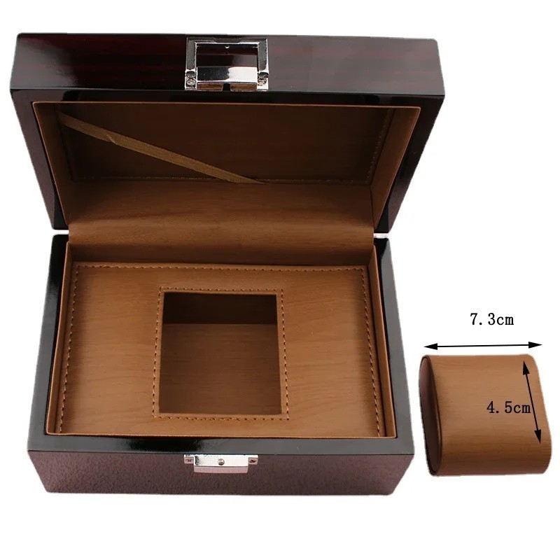 Solid Wood Lacquer Watch Box Storage Case High-End Display Gift Packaging