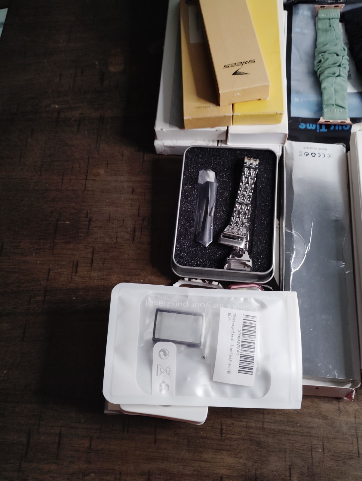 Assorted Watch Bands and Accessories Collection New In Package