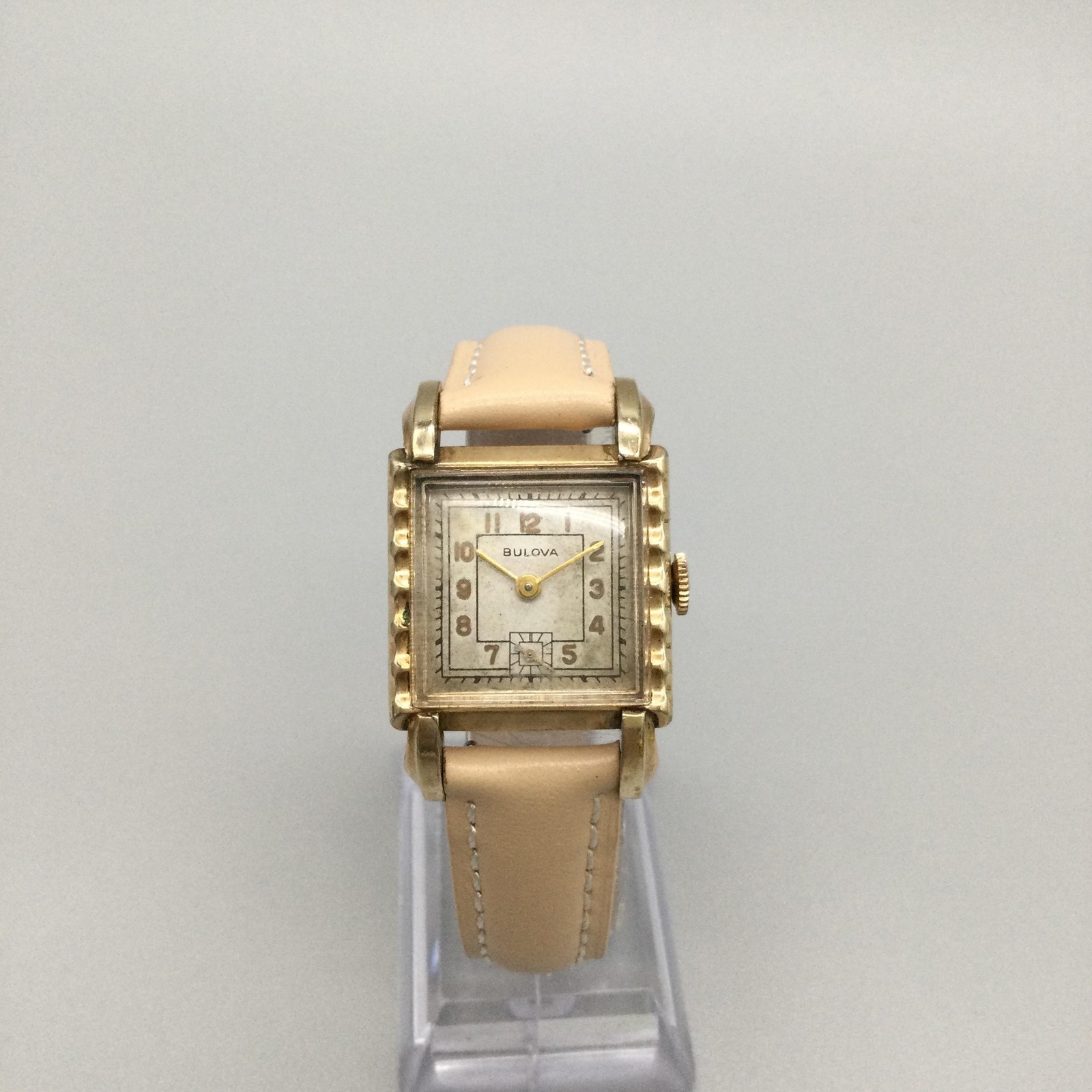 Vintage Bulova His Excellency Womens Watch 25mm 10L RPG Manual Leather Strap