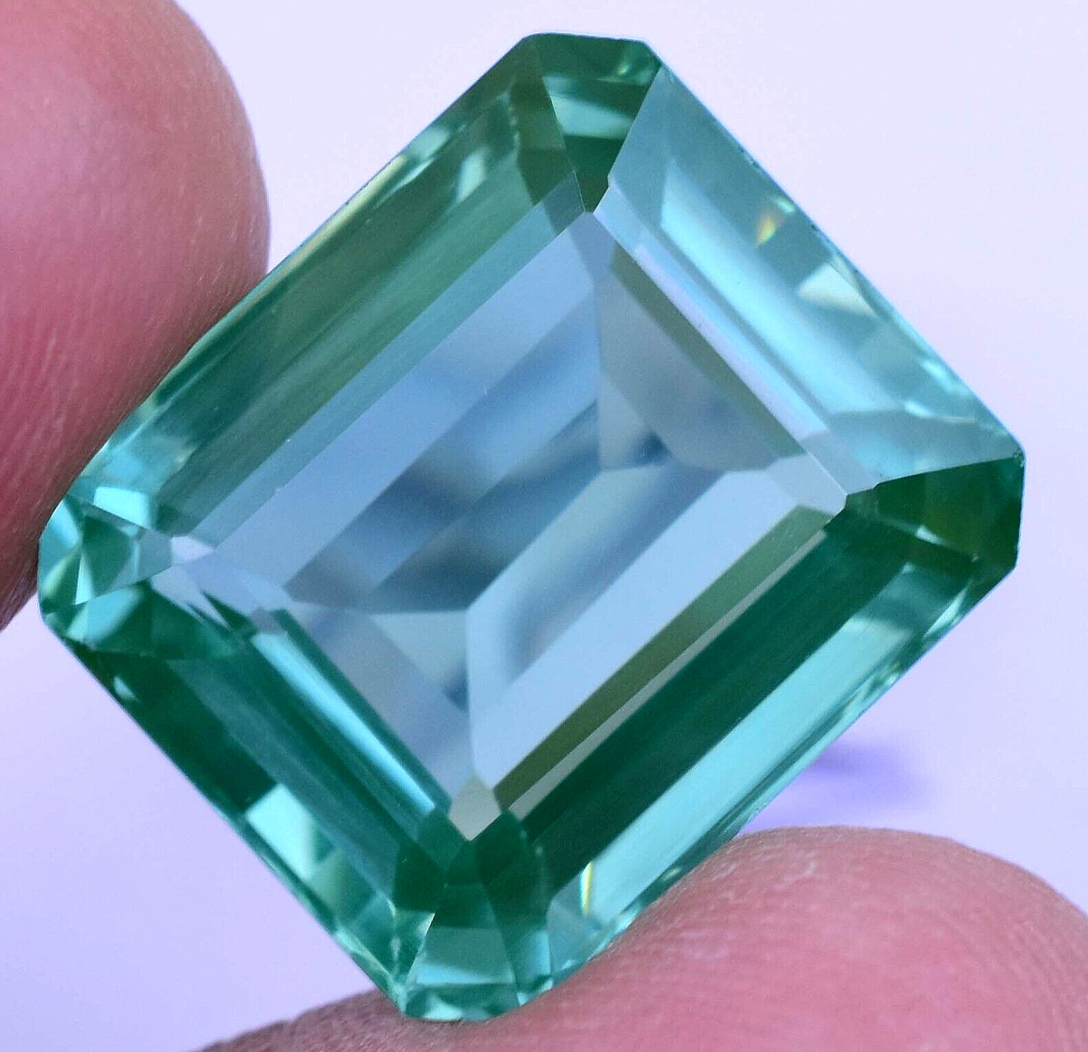Flawless 26.75 Ct Natural Greenish Neon Blue Copper Paraiba Tourmaline Gemstone