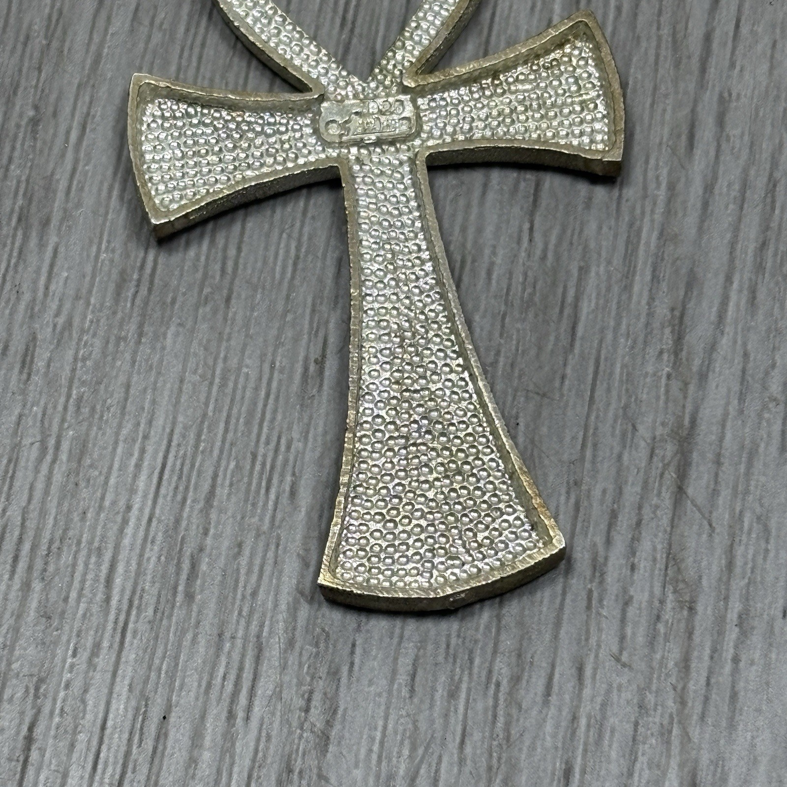 Vintage 925 Sterling Silver Egyptian Ankh Cross Pendant 2.5 Inches 10 Grams