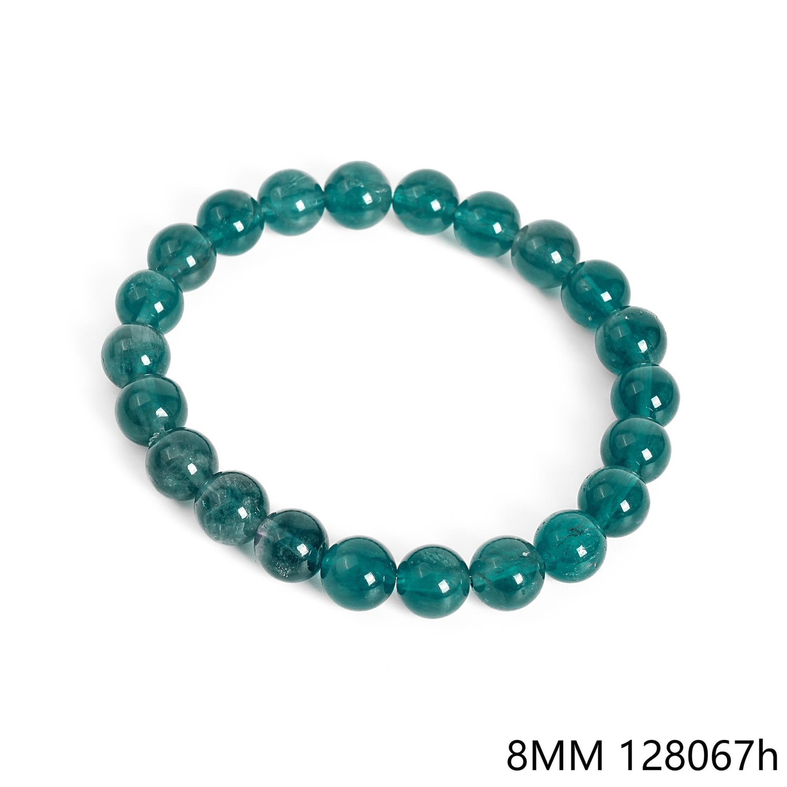Rare Blue Fluorite Bracelet Grade AA Round Smooth Beads 6mm 8mm 9mm 10mm
