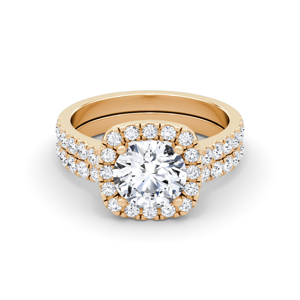 14k Ring E VVS2 2.25 Carat Lab-created Diamond IGI Certification Women Jewelry