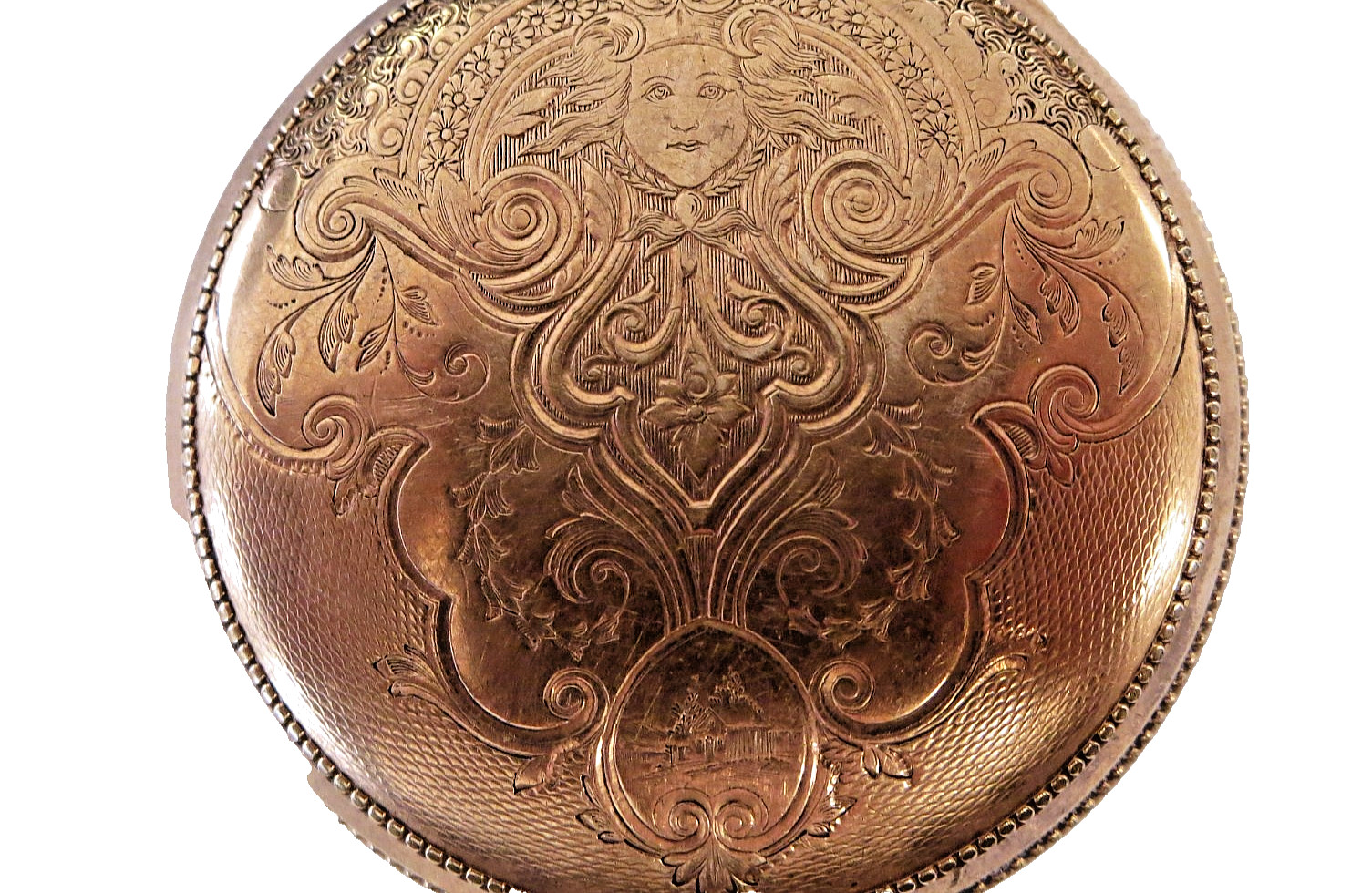 Antique Vintage VICTORY Men’s Pocket WATCH CASE Gold Filled Warranted 10 Years