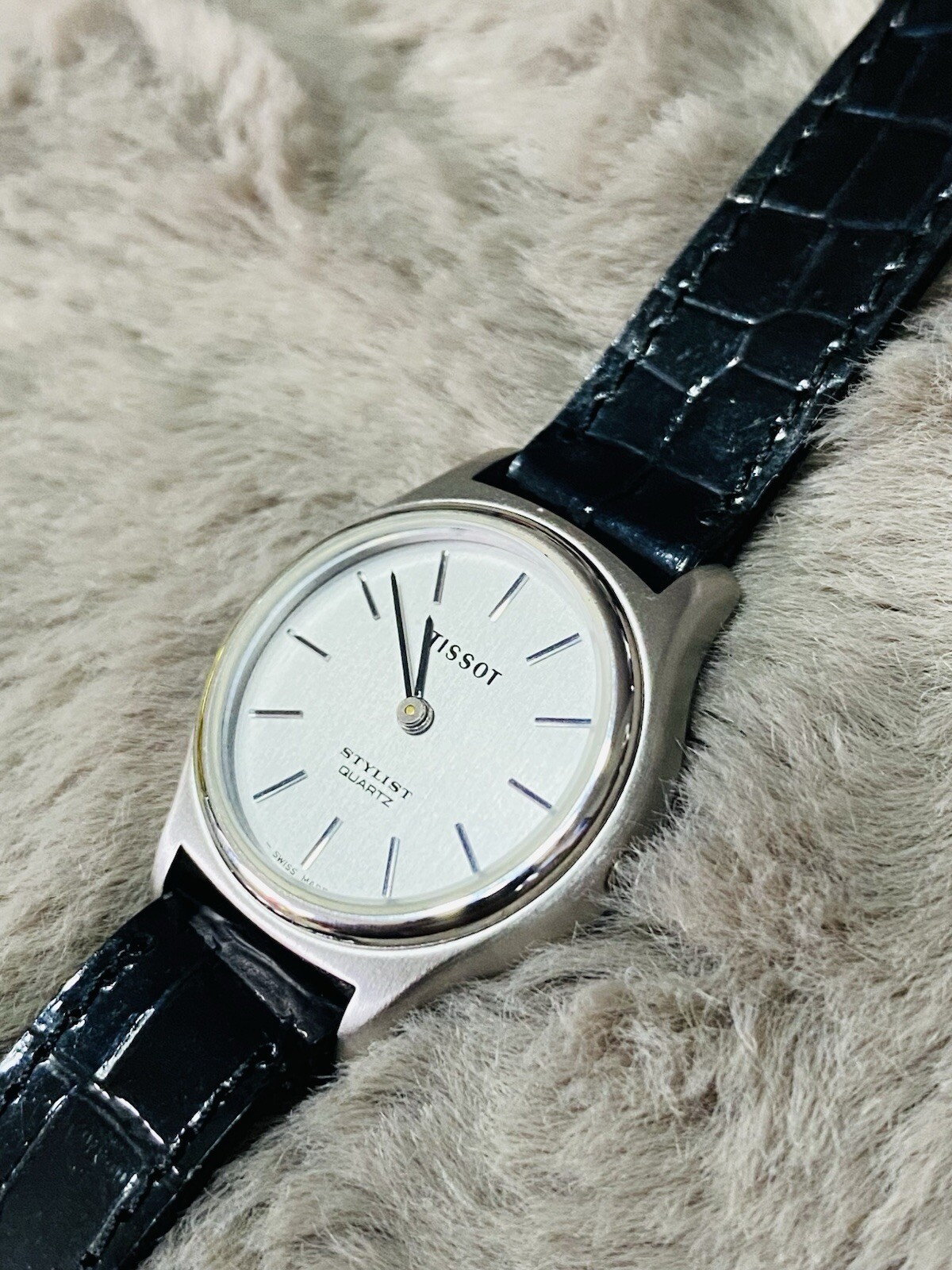 RARE Vintage Tissot Stylist Fond Acier Inoxydable Ladies Watch,Swiss, Brand New