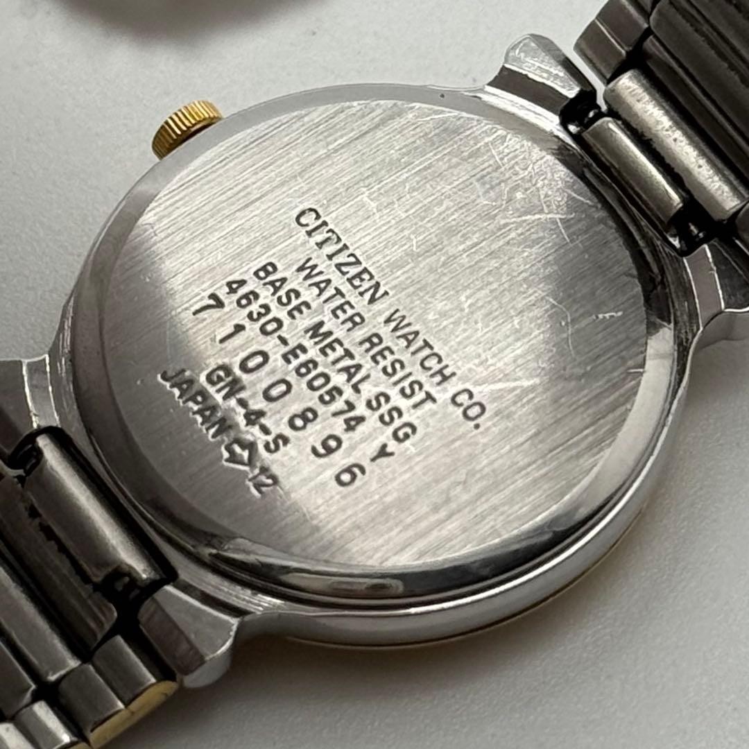 CITIZEN New Battery Wristwatch Working Item 4630 E60574 Combination