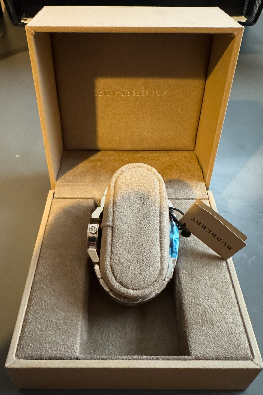 Burberry Grey Dial Stainless Steel Watch BU9229 (Brand New Never Worn)