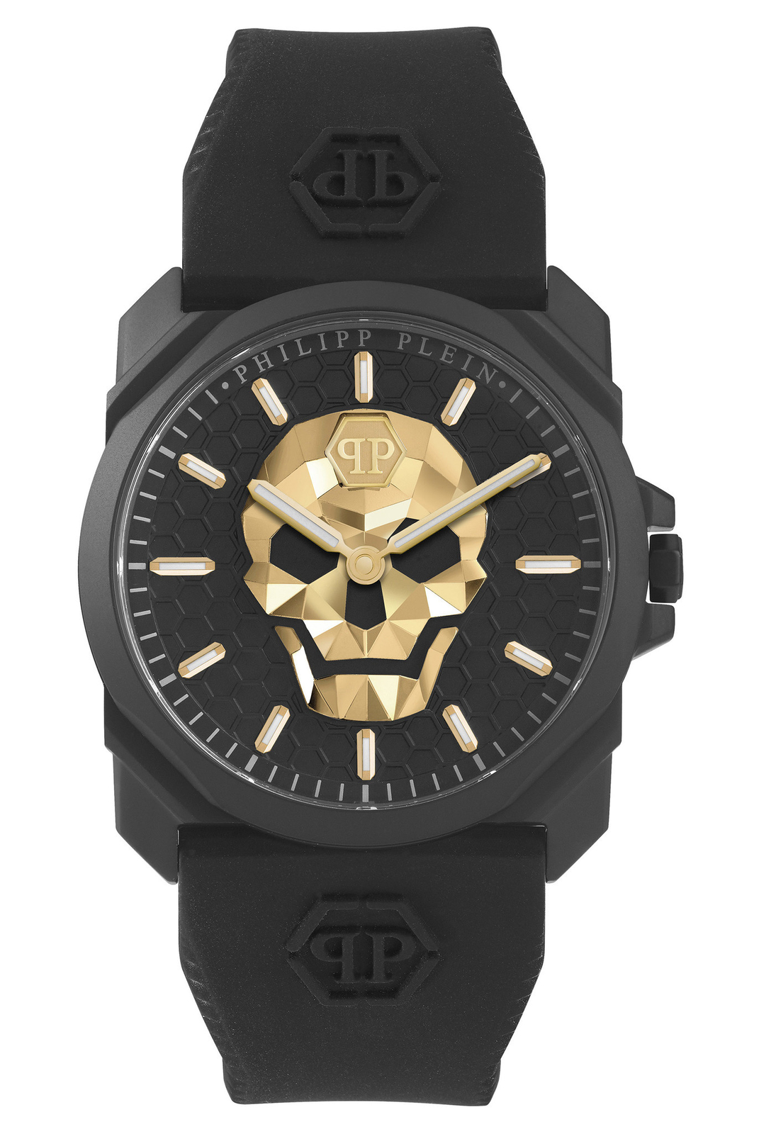 PHILIPP PLEIN SKULL KING PWLAA0322 Silicone Black Men’s Watch