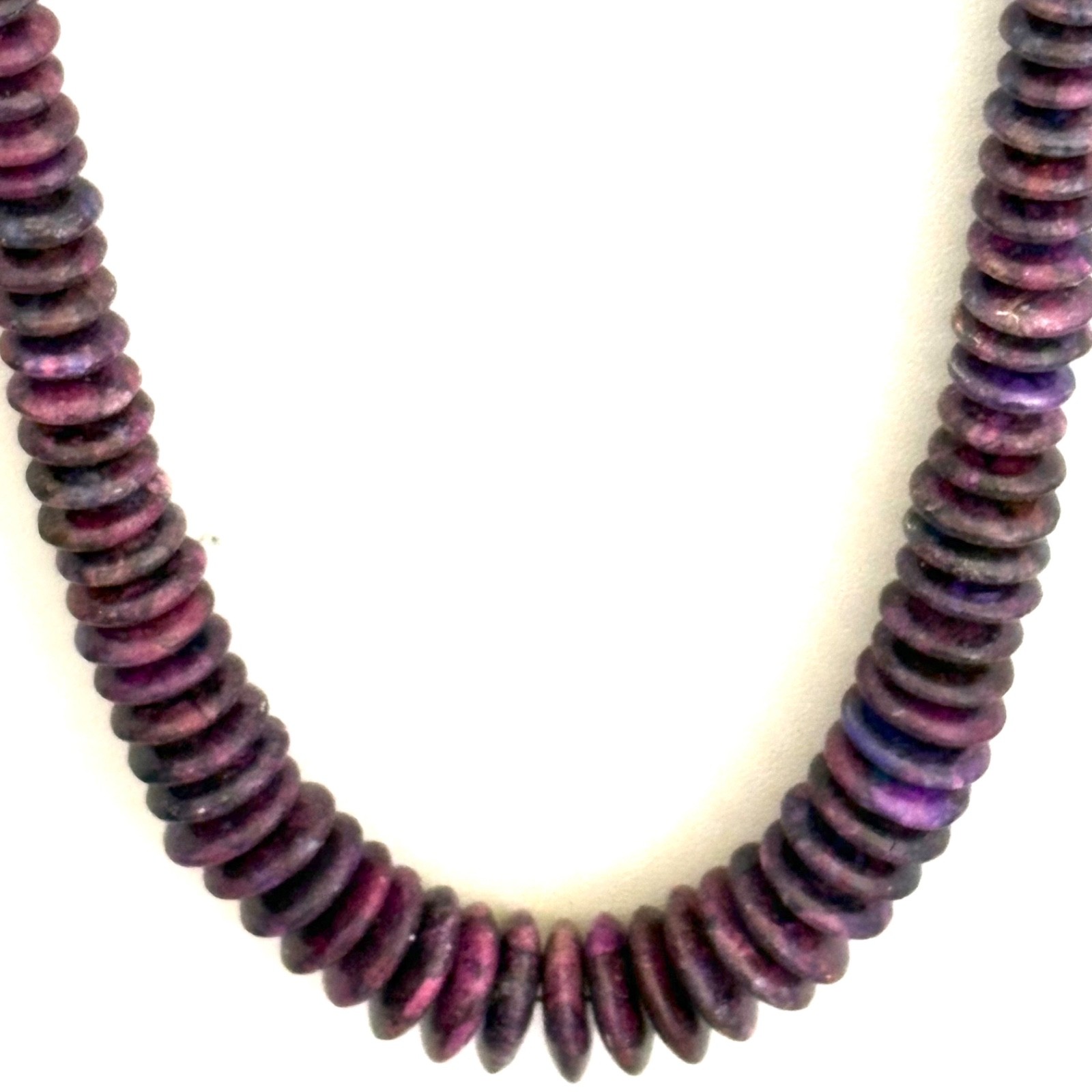 Jay King PURPLE TURQUOISE Beaded Necklace & Matching Dangle Earrings