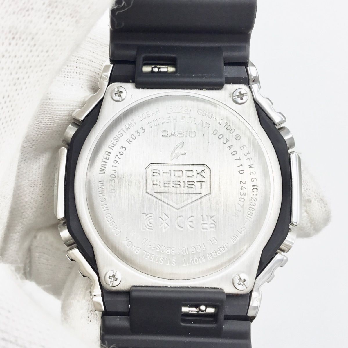 Used Good Condition CASIO G SHOCK GBM 2100A 1A2JF Radio Solar Shock Resistant An