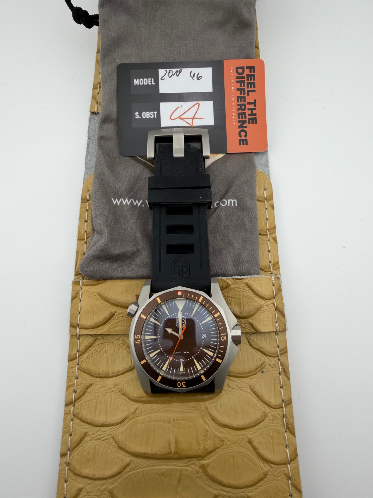 Vintage-VDB 2018 Blasted – BRAND NEW FULL SET – ETA2824-1 w/crown bezel control