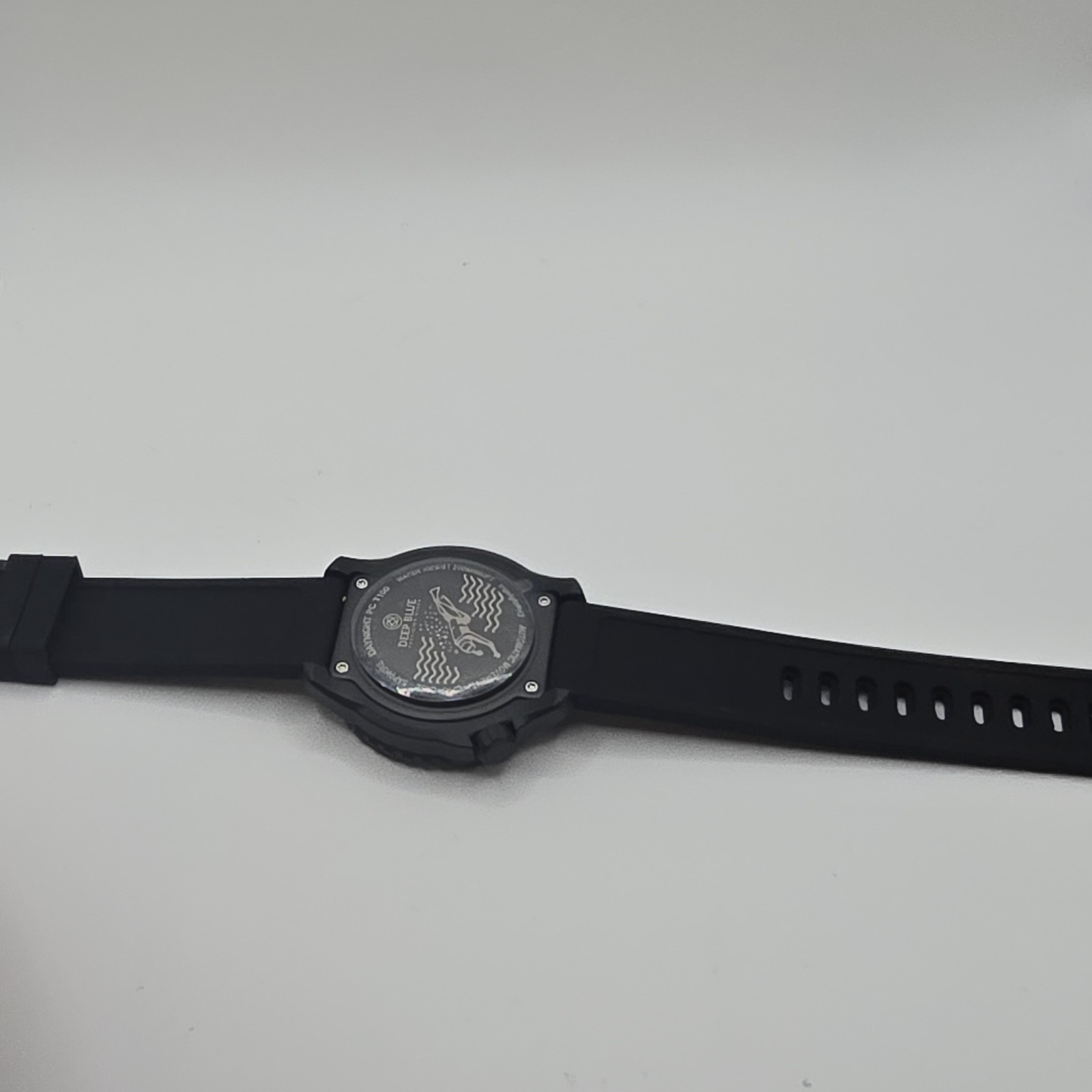 Deep Blue Men’s Daynight PC Automatic Watch White Dial 44mm T 100