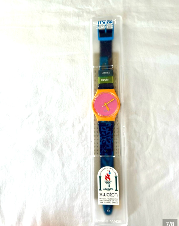 Collector’s Special- ATLANTA Olympic Games Swatch Watch Rare and Limited 1996