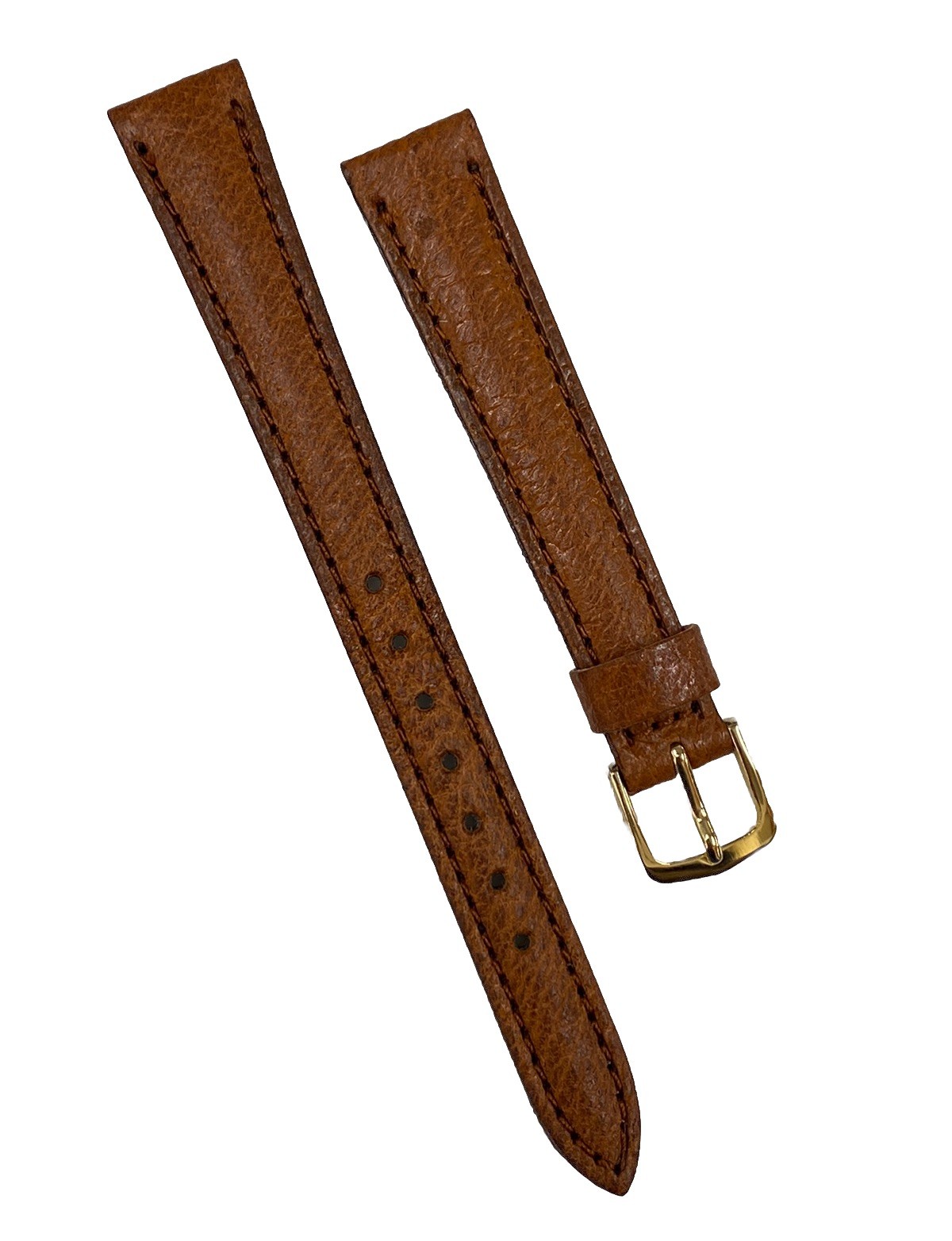 Original Pulsar NOS 13mm X 11mm Brown Leather Band Strap