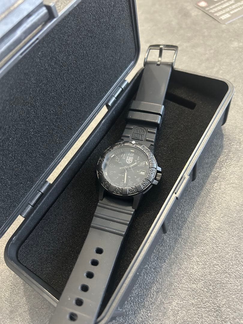 LUMINOX 0300-1GBq H-3 Mens Black Dial Quartz Watch
