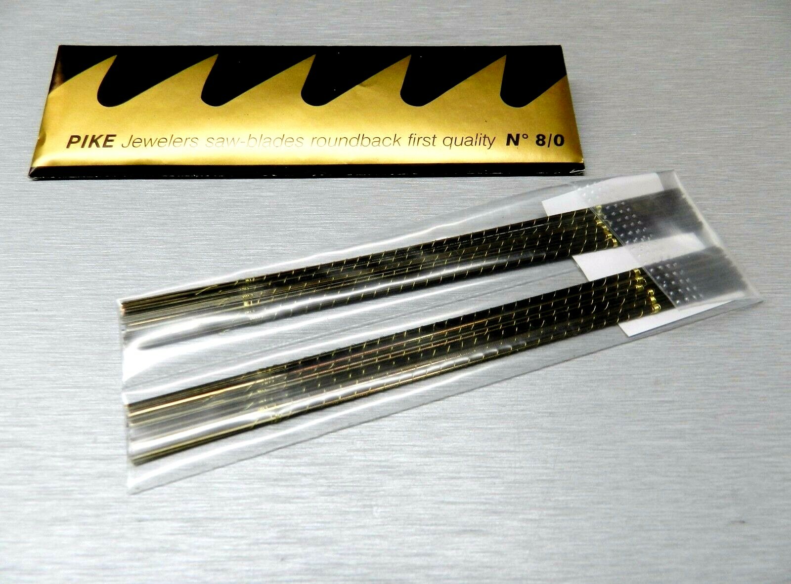 Pike 8/0 Jewelers Finest Saw Blades Jewelry Making Saw Frame Blade Swiss 144 Pcs