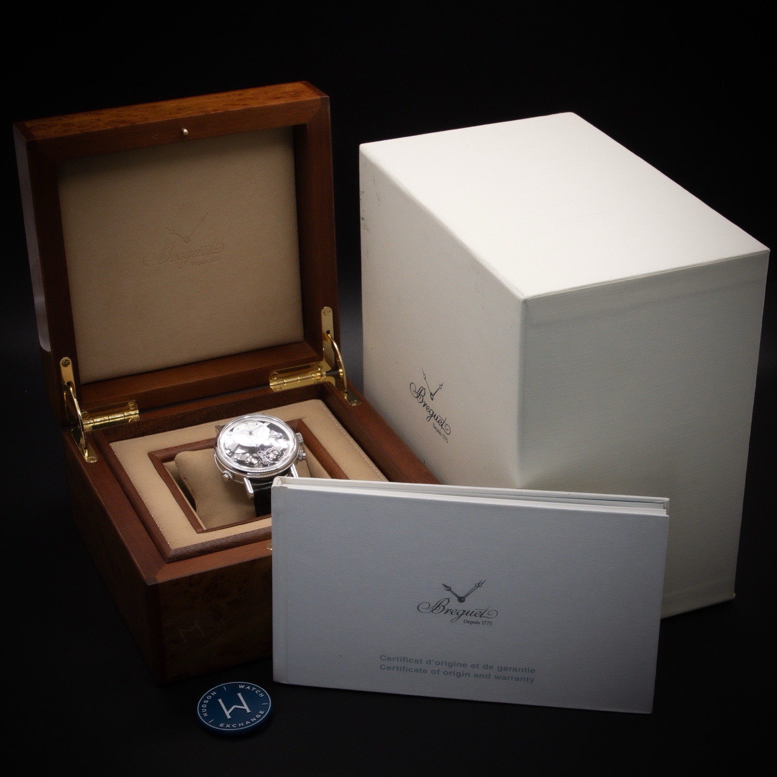 BREGUET Tradition Chronographe Indépendant 7077 18K WG | 7077BB/G1/9XV Full Set