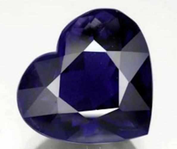 IOLITE 5 MM HEART CUT ALL NATURAL