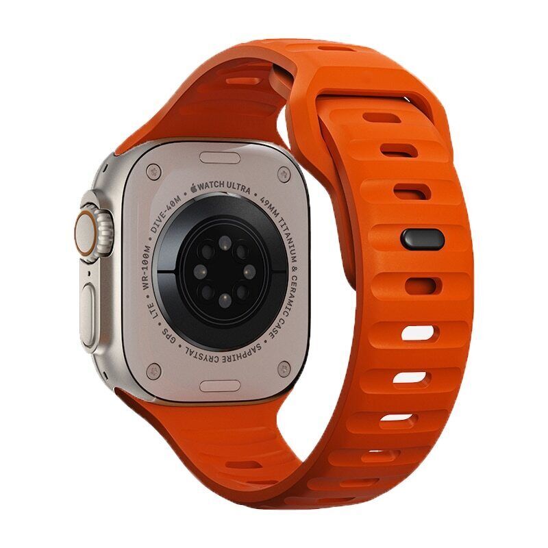Silicone Sport Strap Band For Apple Watch Series Ultra 9 8 7 SE 6 5 iWatch 49mm