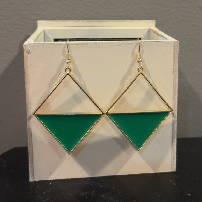 Lot – 3 Dangle Drop Earrings Multicolor